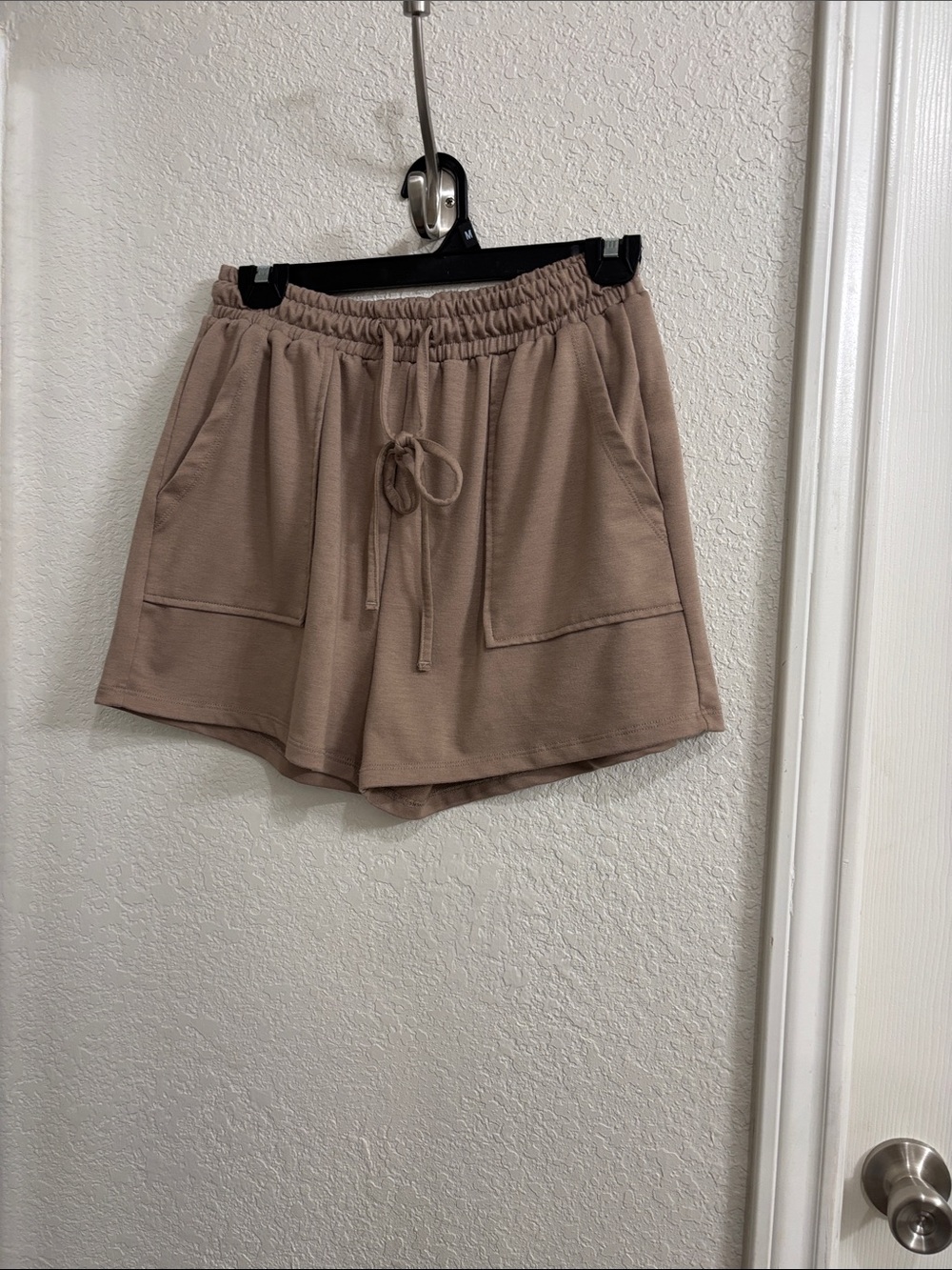 Amazon Women's Athletic Pull-On Shorts - Taupe- Like New